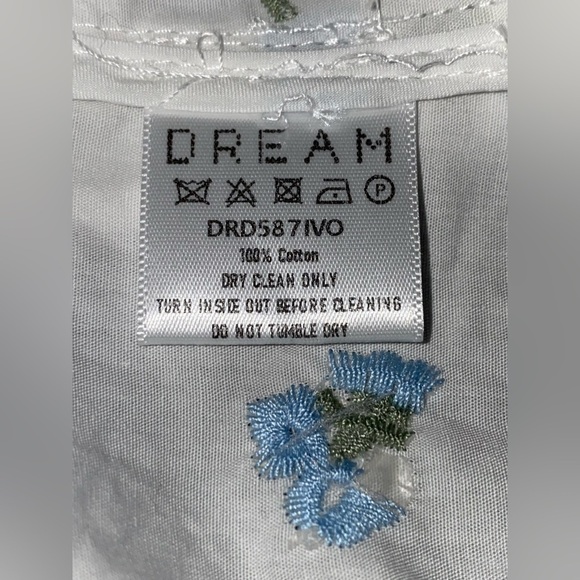 Urban Outfitters Sister Jane Women Lapris Shell Embroidered Shirtdress Midi M EW - Picture 3 of 11